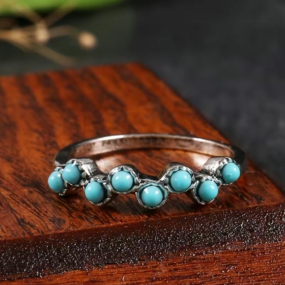 Cute Turquoise Women's ring - Picture 6 of 7